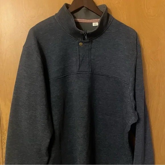 Orvis Men's Blue Quarter Zip Long Sleeve Embroider Pullover Sweatshirt Size XXL - Picture 2 of 14